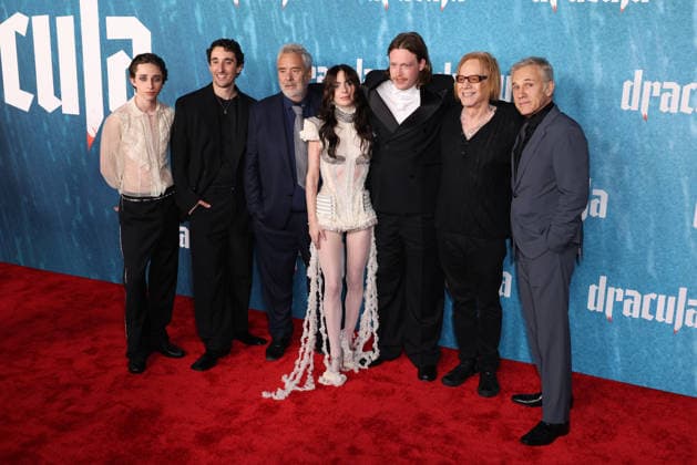 Vertical Entertainment s Dracula Los Angeles Premiere, 03 February 2026 guest, Luc Besson, Caleb Landry Jones, Danny Elfman and Christoph Waltz at the Los Angeles Premiere Of Vertical Entertainment s Dracula held at the TCL Chinese Theatre IMAX on 3 February 2026 in Hollywood, Los Angeles, California, United States., Credit:Xavier Collin Avalon United States, California, Los Angeles Copyright: xXavierxCollinx xAvalonx 1071934389