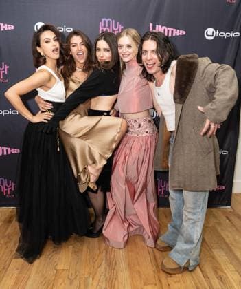 February 5, 2026, Bronx, New York, USA: Camile Mendes, Rachel Matthews, Nastasya Popov, Anna Baryshnikov, Nerses Stamos attend premiere of Idiotka at Crown Hill Theatre in New York, NY on February 5, 2026. Bronx USA - ZUMAr339 20260205_znp_r339_022 Copyright: xLevxRadinx
