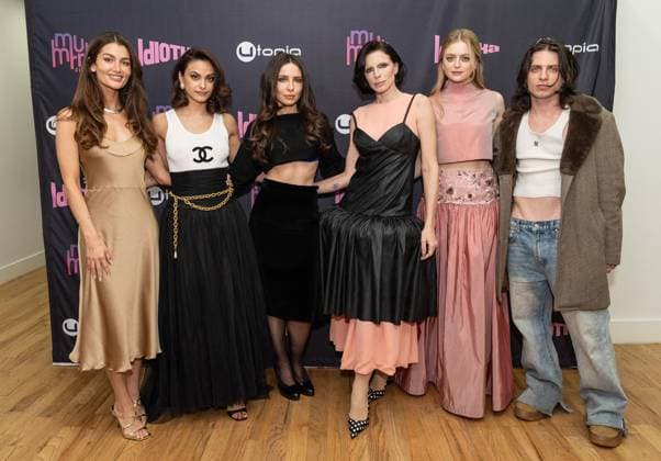 February 5, 2026, Bronx, New York, USA: Rachel Matthews, Camile Mendes, Natasya Popov, Julia Fox, Anna Baryshnikov, Nerses Stamos attend premiere of Idiotka at Crown Hill Theatre in New York, NY on February 5, 2026. Bronx USA - ZUMAr339 20260205_znp_r339_037 Copyright: xLevxRadinx