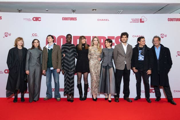 Couture Paris Film Premiere Aurore Clément, Garance Marillier, Finnegan Oldfield, Anyier Anei, Alice Winocour, Angelina Jolie, Ella Rumpf, Louis Garrel, Grégoire Colin and Vincent Lindon attends Couture Paris Film Premiere at Pathe Palace on February 09, 2026 in Paris, France. Photo by Nasser Berzane ABACAPRESS.COM Paris France Copyright: xBerzanexNasser ABACAx