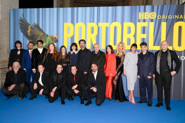Davide Mancini, Federica Fracassi, Gaia Fortini, Romana Maggiora Vergano, Fabrizio Gifuni, Marco Bellocchio, Barbora Bobulova, Valeria Marini, Irene Maiorino, Alessandro Fella, Fausto Russo Alesi, Tommaso Ragno, Gianmaria Martini, Gennaro Apicella, Lino Musella, Pier Giorgio Bellocchio and others at the premiere of the HBO Max series Portobello at Space Cinema Mo Foto:xA.xM.xTinghinox xFuturexImagex portobello_6201