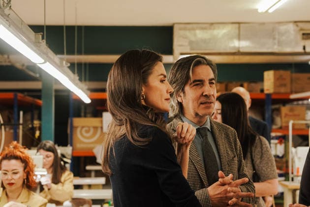 Queen Letizia visits the facilities of Pedro García Queen Letizia, accompanied by the president of the Valencian Community, Juanfran Pérez Llorca, during the visit to the facilities of the footwear company Pedro García on the occasion of its centenary, in the Campo Alto industrial estate, on February 19, 2026, in Elda, Alicante Spain The Queen visited the factory founded in Elda in 1925 by Pedro García, grandfather of the current director, to see first-hand the daily work process of the artisans 19 FEBRUARY 2026 Spain Copyright: xRobertoxPlazax 7306497