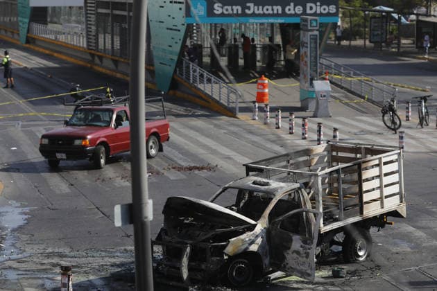 Mexican cartel leader El Mencho killed in military operation GUADALAJARA, JALISCO, MEXICO - FEBRUARY 22: A view of the site where Mexican Army troops killed Nemesio Oseguera Cervantes, known as El Mencho, leader of the Cartel Jalisco Nueva Generacion (Jalisco New Generation), during a federal operation in Guadalajara, Jalisco, Mexico on February 22, 2026. Earlier in the day, armed men blocked several highways in the western state of Jalisco, setting vehicles and trucks on fire in response to the federal security operation in the region Stringer Anadolu Guadalajara Mexico. Editorial use only. Please get in touch for any other usage. Copyright: x2026xAnadoluxStringerx