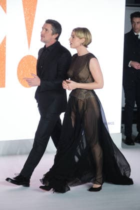 The Bride! world premiere, Cineworld Leicester Square, London, UK, 26 February 2026. Christian Bale, and Jessie Buckley at the world premiere of The Bride!, Cineworld Leicester Square, London, UK, 26 February 2026., Credit:Julie Edwards Avalon United Kingdom, London Copyright: xJuliexEdwardsx xAvalonx 1078500960