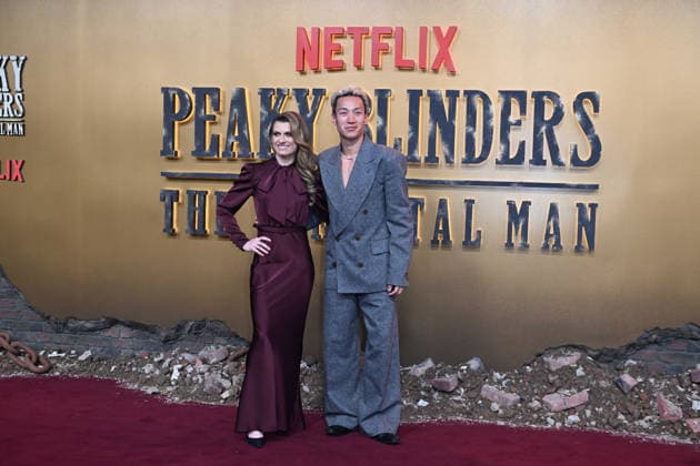 The Global Premiere of PEAKY BLINDERS: THE IMMORTAL MAN, 2nd March, 2026, Symphony Hall, Birmingham, England Karen Carney and Chinese dancer Carlos Gu pose upon arrival on the red carpet for the global premiere of the film Peaky Blinders: The Immortal Man in Birmingham, central England on March 2, 2026, Karen Carney upon arrival on the red carpet for the global premiere of the film Peaky Blinders: The Immortal Man in Birmingham, Credit:Jules Annan Avalon England, Birmingham, Symphony Hall Copyright: xJulesxAnnanx xAvalonx 1079664446