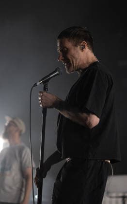 PUNK BAND Sleaford Mods AT BRIXTON ACADEMY LONDON awards 7 03 26 Gwendoline Christie live on stage for one night only along with Sue Tompkins, Orbital and Heartworms PUNK BAND Sleaford Mods AT BRIXTON ACADEMY LONDON awards 7 03 26 Jason Williamson and Andrew Fearn Gwendoline Christie live on stage for one night only along with Sue Tompkins, Orbital and Heartworms Originally started as the solo project of Jason Williamson in 2006, he put out two albums before recruiting Andrew Fern in 2009, becoming the duo we know today. Since then, they have gained a cult following across the UK and beyond, putting out a further 10 albums including, most recently, UK Grim in 2023. Their new album, The Demise Of Planet X™, is set to a Copyright: xRogerxAlarconx xAvalonx 1080976509