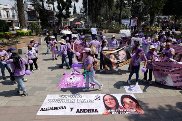 March 8, 2026, ChimalhuacaN, State Of Mexico, Mexico: Mothers and relatives of missing women and victims of femicide protested in the municipal seat of Chimalhuacan in the State of Mexico, demanding justice and punishment for the perpetrators, on the occasion of International Women s Day in Mexico. According to the United Nations, International Women s Day is commemorated in many countries around the world. When women from all continents, often separated by national borders and ethnic, linguistic, cultural, economic and political differences, come together on this day, they can contemplate a tradition of no less than ninety years of struggle for equality, justice, peace and development. ChimalhuacaN Mexico - ZUMAs197 20260308_aaa_s197_597 Copyright: xGerardoxVieyrax
