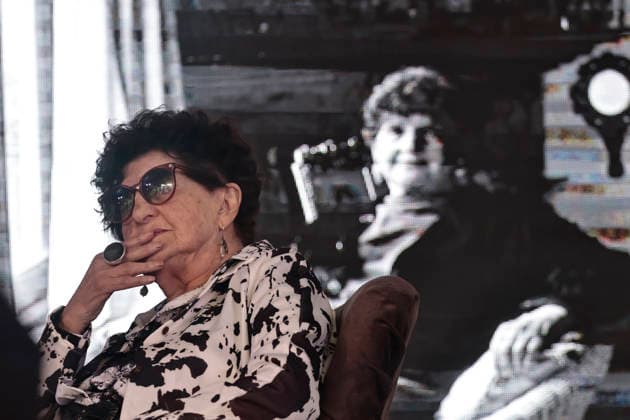 March 14, 2026, Mexico City, Cdmx, Mexico: At the Coyoaco¡n Book Fair, the presentation Women Who Write, Worlds That Change was given by Mexican writer and journalist ELENA PONIATOWSKA, along with Mexican writer, activist, academic critic, and professor MARGO GLAZ. They discussed the role of women in writing, history, and education in Mexico, offering a different perspective from a feminist standpoint. Mexico City Mexico - ZUMAp204 20260314_zip_p204_019 Copyright: xJosuexPerezx