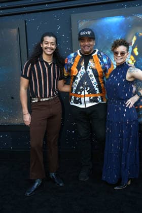 March 18, 2026, New York, Ny, USA: TRAVIS TYSON, NEIL DEGRASSE TYSON and MIRANDA TYSON attend the Project Hail Mary New York Premiere, Red Carpet Arrivals, .Lincoln Center, NYC.March 18, 2026. . NEIL DEGRASSE TYSON attends the Project Hail Mary New York Premiere, Red Carpet Arrivals, .Lincoln Center, NYC.March 18, 2026. New York USA - ZUMAms4_ 20260318_faf_ms4_028 Copyright: xSoniaxMoskowitzxGordonx