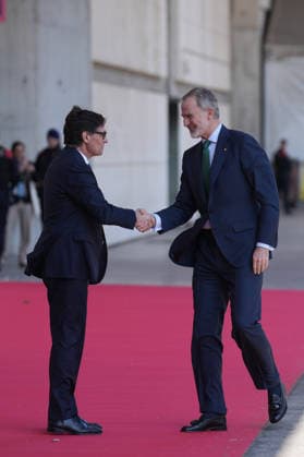 The King inaugurates the International Food and Beverages Exhibition Alimentaria 2026, which celebrates its 50th anniversary King Felipe VI and the president of the Generalitat, Salvador Illa i , during the inauguration of the International Food and Beverages Exhibition Alimentaria 2026, at the Fira de Barcelona, on March 23, 2026, in L Hospitalet de Llobregat, Barcelona, Catalonia Spain The show brings together the entire value chain of the food sector, from retail to hotels, restaurants and cafes The event coincides with the 50th anniversary of Alimentaria, which was born in 1976 as the first major professional show in Spain dedicated to the food industry 23 MARCH 2026 Barcelona Barcelona Barcelona Spain Copyright: xDavidxZorrakinox 7389483