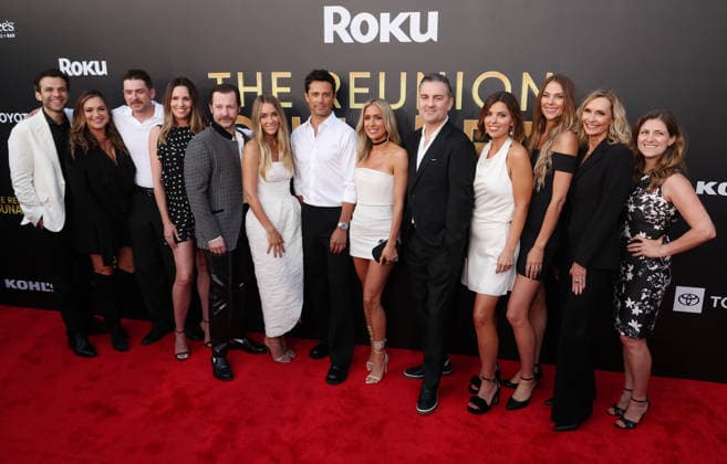 Los Angeles CA March 26 Jessica Smith Evans, Talan Torriero, Christina Sinclair, Trey Phillips, Lauren Conrad, Stephen Colletti, Kristin Cavallari, Dieter Schmitz, Morgan Smith, Alex Hooser, Liz Gatele, at The Reunion Laguna Beach Premier at Shutters On The Beach in Santa Monica on March 26, 2026 Copyright AdMedia 454497 2026 03 26 CA Santa Monica United States Copyright: xAdMediax STAR_454497_060
