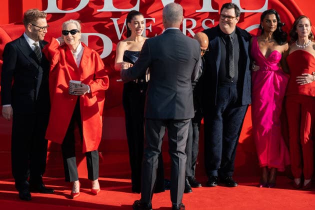 The Devil Wears Prada 2 European Premiere - Arrivals (L-R) Sir Kenneth Branagh, Meryl Streep, Anne Hathaway, Stanley Tucci, Caleb Hearon, Simone Ashley, Emily Blunt and David Frankel attend The Devil Wears Prada 2 European Premiere inside Leicester Square on April 22, 2026 in London, England, Credit:Lounis Tiar Avalon United Kingdom, London, Leicester Square Copyright: xLounisxTiarx xAvalonx 1093647116