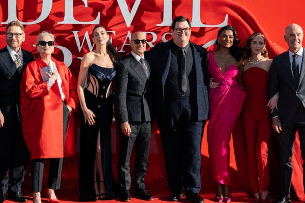 The Devil Wears Prada 2 European Premiere - Arrivals (L-R) Sir Kenneth Branagh, Meryl Streep, Anne Hathaway, Stanley Tucci, Caleb Hearon, Simone Ashley, Emily Blunt and David Frankel attend The Devil Wears Prada 2 European Premiere inside Leicester Square on April 22, 2026 in London, England, Credit:Lounis Tiar Avalon United Kingdom, London, Leicester Square Copyright: xLounisxTiarx xAvalonx 1093647918