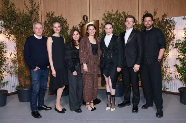 German Film Award, Nominees Evening Team 22 Bahnen, Thomas Wöbke, Anna Malike Eigl, Mia Meyer, Luna Wedler, Jannis Niewoehner, Philipp Trauer Nominees Evening, German Film Award, State Representation of North Rhine-Westphalia, Berlin Date 25 04 2026 Copyright: xx