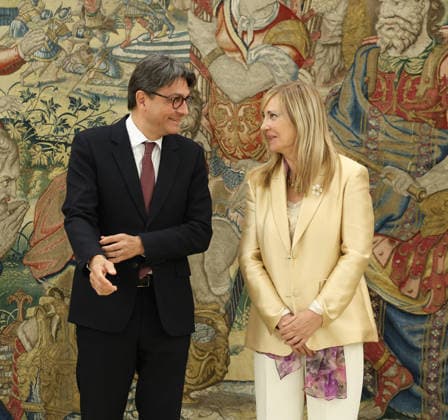 King Felipe VI receives in audience the President of the ECtHR, Mattias Guyomar The King, accompanied by the President of the Supreme Court and the General Council of the Judiciary, Isabel Perelló d , receives in audience the President of the European Court of Human Rights ECtHR, Mattias Guyomar i , at La Zarzuela Palace, on April 29, 2026, in Madrid Spain Don Felipe receives at La Zarzuela Palace Mattias Guyomar, President of the European Court of Human Rights, on his first official visit to Spain since he took office in May 2025 29 APRIL 2026 Marta Ferná Madrid Madrid Spain Copyright: xMartaxFernandezx 7482877