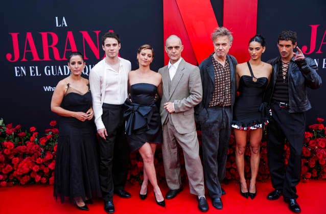 Gala Jarana en el Guadalquivir for the global premiere of Berlin and the lady of Armino Seville Pedro Alonso, Michelle Jenner, Tristán Ulloa, Begona Vargas, Julio Pena Fernández, Joel Sánchez, José Luis García Pérez, Marta Nieto and Álvaro Morte during the gala Jarana en el Guadalquivir for the global premiere of Berlin and the lady of Armino on May 9, 2026 in Seville Andalusia, Spain The global premiere of the second season of the spin off of La casa de papel , entitled Berlín y la dama del armino , which is being held yesterday Friday and today, Saturday, will host several outstanding events in Seville Today Saturday, this event has taken place on the Guadalquivir River starting with a red carpet on which have paraded besides the cast, V Copyright: xMariaxJosà xLopezx 7511767
