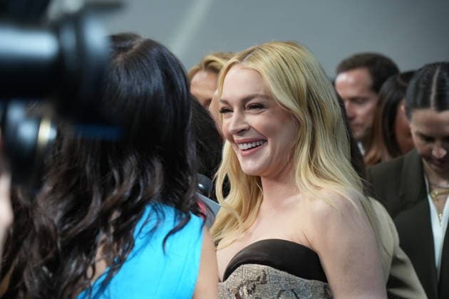 May 12, 2026, New York, Ny, USA: LINDSAY LOHAN attends the Disney Upfront 2026 Red Carpet Talent.The Javits Center, NYC.May 12, 2026. . Disney Upfront 2026 Red Carpet Talent.The Javits Center, NYC.May 12, 2026. . Disney Upfront 2026 Red Carpet Talent.The Javits Center, NYC.May 12, 2026. New York USA - ZUMAms4_ 20260512_faf_ms4_020 Copyright: xSoniaxMoskowitzxGordonx