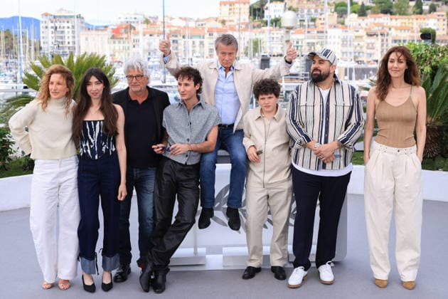 Cannes - Les Caprices De L Enfant Roi Photocall Julia Piaton, Isabelle Grellat, Suzanne De Baecque, Niels Hamel-Brochen, Guillaume Renouil, Michel Leclerc, Doria Tillier, Franck Dubosc, Artus and Nemo Schiffman attending the Les Caprices De L Enfant Roi photocall during the 79th Cannes Film Festival in Cannes, France on May 15, 2026. Photo by ABACAPRESS.COM Cannes France Copyright: xDominexJerome ABACAx
