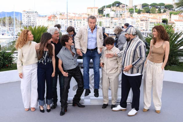 Cannes - Les Caprices De L Enfant Roi Photocall Julia Piaton, Isabelle Grellat, Suzanne De Baecque, Niels Hamel-Brochen, Guillaume Renouil, Michel Leclerc, Doria Tillier, Franck Dubosc, Artus and Nemo Schiffman attending the Les Caprices De L Enfant Roi photocall during the 79th Cannes Film Festival in Cannes, France on May 15, 2026. Photo by ABACAPRESS.COM Cannes France Copyright: xDominexJerome ABACAx
