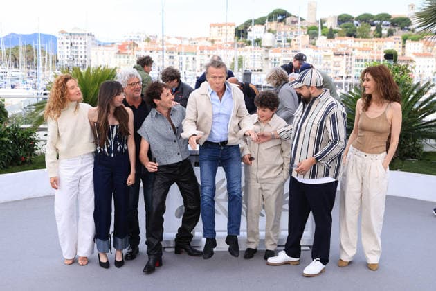 Cannes - Les Caprices De L Enfant Roi Photocall Julia Piaton, Isabelle Grellat, Suzanne De Baecque, Niels Hamel-Brochen, Guillaume Renouil, Michel Leclerc, Doria Tillier, Franck Dubosc, Artus and Nemo Schiffman attending the Les Caprices De L Enfant Roi photocall during the 79th Cannes Film Festival in Cannes, France on May 15, 2026. Photo by ABACAPRESS.COM Cannes France Copyright: xDominexJerome ABACAx