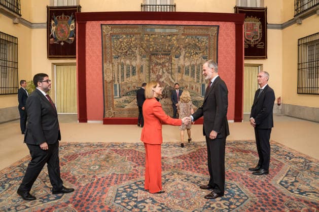 The King receives the Assembly of the Group of World Heritage Cities of Spain King Felipe VI receives in audience the Assembly of the Group of World Heritage Cities of Spain, at the Royal Palace of El Pardo, on May 18, 2026, in Madrid Spain The Group of World Heritage Cities of Spain is made up of 15 cities Alcalá de Henares Ávila, Baeza, Cáceres, Córdoba, Cuenca, Ibiza Eivisa, Mérida, Salamanca, San Cristóbal de La Laguna, Santiago de Compostela, Segovia, Tarragona, Toledo and Úbeda 18 MAY 2026 Diego Radamé Spain Copyright: xDiegoxRadamà sx 7531762