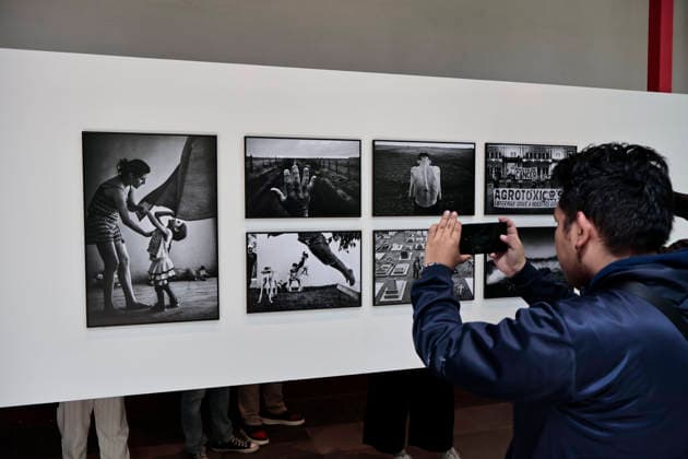 June 23, 2026, Mexico City, State Of Mexico, Mexico: The Franz Mayer Museum is once again hosting the World Press Photo 2026 exhibition, showcasing 144 of the best photojournalistic and documentary photographs from around the world. Mexican photographer CESAR RODRIGUEZ, who won the Long-Term Projects category with his series Mexico, a Changing Climate, was present at the event. His series addresses climate change, specifically the water situation in different regions of the country. World Press Photo is celebrating its 70th anniversary, and to commemorate this milestone, the exhibition The Archive is also on display. This exhibition features photographs that have won this award and are considered the most representative of each era - ZUMAp204 20260623_zip_p204_019 Copyright: xJosuexPerezx