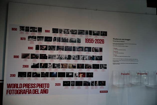 June 23, 2026, Mexico City, State Of Mexico, Mexico: The Franz Mayer Museum is once again hosting the World Press Photo 2026 exhibition, showcasing 144 of the best photojournalistic and documentary photographs from around the world. Mexican photographer CESAR RODRIGUEZ, who won the Long-Term Projects category with his series Mexico, a Changing Climate, was present at the event. His series addresses climate change, specifically the water situation in different regions of the country. World Press Photo is celebrating its 70th anniversary, and to commemorate this milestone, the exhibition The Archive is also on display. This exhibition features photographs that have won this award and are considered the most representative of each era - ZUMAp204 20260623_zip_p204_039 Copyright: xJosuexPerezx