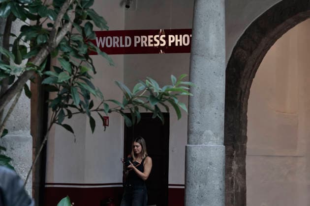 June 23, 2026, Mexico City, State Of Mexico, Mexico: The Franz Mayer Museum is once again hosting the World Press Photo 2026 exhibition, showcasing 144 of the best photojournalistic and documentary photographs from around the world. Mexican photographer CESAR RODRIGUEZ, who won the Long-Term Projects category with his series Mexico, a Changing Climate, was present at the event. His series addresses climate change, specifically the water situation in different regions of the country. World Press Photo is celebrating its 70th anniversary, and to commemorate this milestone, the exhibition The Archive is also on display. This exhibition features photographs that have won this award and are considered the most representative of each era - ZUMAp204 20260623_zip_p204_044 Copyright: xJosuexPerezx