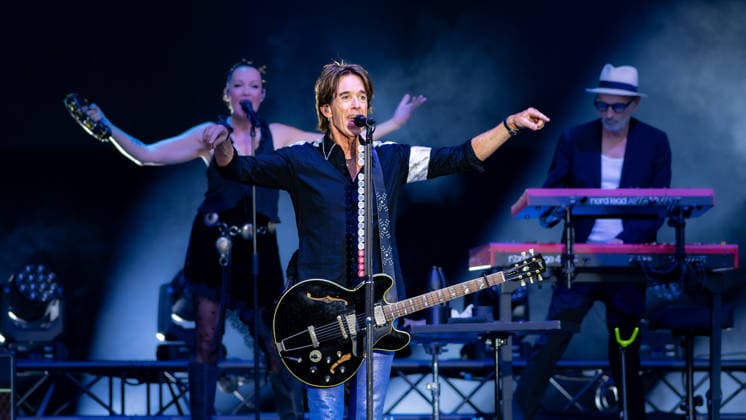 Roxette, Live Back Again, Schloßplatz, Coburg Concert, Live Music Roxette, Live Back Again 28 Jun 2026 Schloßplatz, Coburg, Germany Image: Per Gessle, of Rosette, preform in the Schloßplatz, Coburg. Copyright: xPresseFotoxEvansx