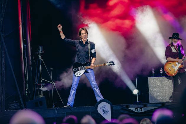 Roxette, Live Back Again, Schloßplatz, Coburg Concert, Live Music Roxette, Live Back Again 28 Jun 2026 Schloßplatz, Coburg, Germany Image: Per Gessle, of Rosette, preform in the Schloßplatz, Coburg. Copyright: xPresseFotoxEvansx