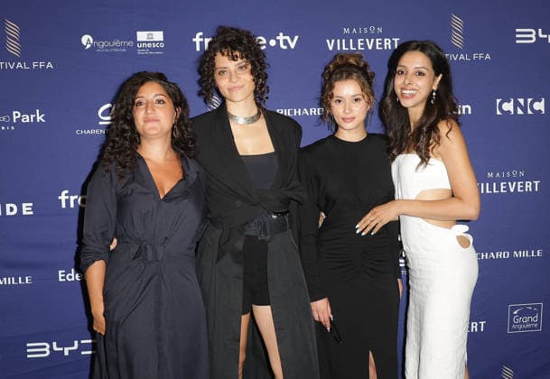 Ava Baya, Hanaël El Yousfi, Gabrielle Cohen, and Melissa Guers at the photocall for the closing ceremony of the 19th edition of the Angoulême Francophone Film Festival, France, August 29, 2026 Coadic Guirec Bestimage Photocall at the closing ceremony of the 19th edition of the Francophone Film Festival in Angoulême, France, on August 29, 2026 Angoulême, France Copyright: xCOADICxGUIRECx xBESTIMAGExCOADICxGUIRECx xBESTIMAGEx