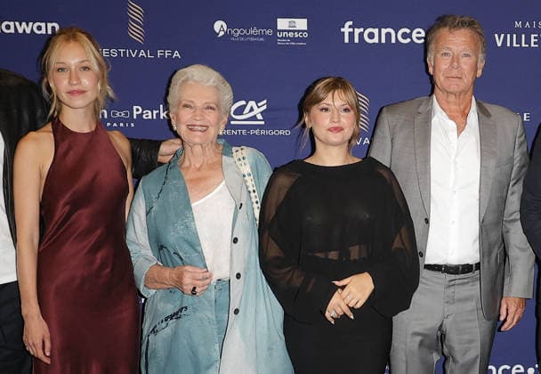 Rose Marie Perreault, Marie Christine Barrault, Marine Delplace, and Franck Dubosc at the photocall for the closing ceremony of the 19th edition of the Angoulême Francophone Film Festival, France, on August 29, 2026. Coadic Guirec Bestimage Photocall of the closing ceremony at the 19th edition of the Francophone Film Festival in Angoulême, France, on August 29, 2026. Angoulême, France Copyright: xCOADICxGUIRECx xBESTIMAGExCOADICxGUIRECx xBESTIMAGEx