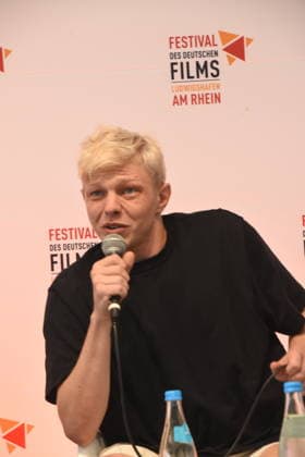 Film Talk: Adams, Acht, Leonard, Kunz, Actor, Ludwigshafen, August 30, 2026, on the banks of the Rhine, 22nd German Film Festival 2026, Photo: Ludwigshafen