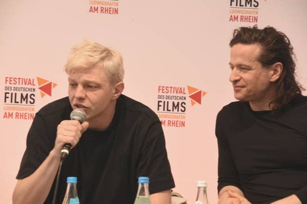 Film Discussion: Adams, Acht, Leonard, Kunz, Actor Karim, Sebastian Elias, Composer, Ludwigshafen, August 30, 2026, on the banks of the Rhine, 22nd German Film Festival 2026, Photo: Ludwigshafen