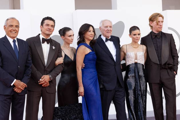 Bucking Fastard Screening - The 83rd Venice International Film Festival Alberto Barbera, Agnes Chu, Werner Herzog, Clara Wu Tsai, Domhnall Gleeson, Kate Mara, Rooney Mara, Orlando Bloom, Ariel Leon Isacovitch attend the Bucking Fastard Screening during the 83rd Venice International Film Festival at Sala Grande on September 03, 2026 in Venice, Italy. Copyright: xKazukoxWakayamax