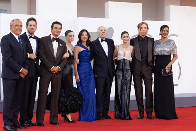 Bucking Fastard Screening - The 83rd Venice International Film Festival Alberto Barbera, Agnes Chu, Werner Herzog, Clara Wu Tsai, Domhnall Gleeson, Kate Mara, Rooney Mara, Orlando Bloom, Ariel Leon Isacovitch attend the Bucking Fastard Screening during the 83rd Venice International Film Festival at Sala Grande on September 03, 2026 in Venice, Italy. Copyright: xKazukoxWakayamax