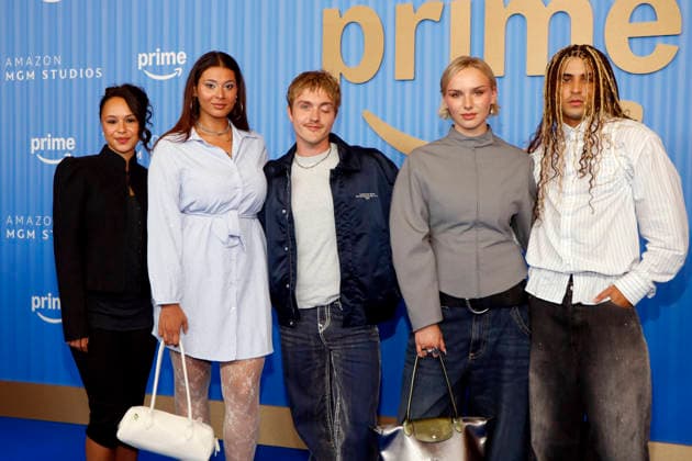 Prime Video, Press Conference at Kino International, Berlin, September 3, 2026 Zoe Fürmann, Manal Raga A Sabit, Kjeli Brutscheidt, Jule Hermann, and Lukas von Horbatschewsky, the series *Superior* Season 1, at Prime Video Germany’s annual press conference at Kino International in Berlin on September 3, 2026. Berlin, Kino International Copyright: xAnitaxBuggex