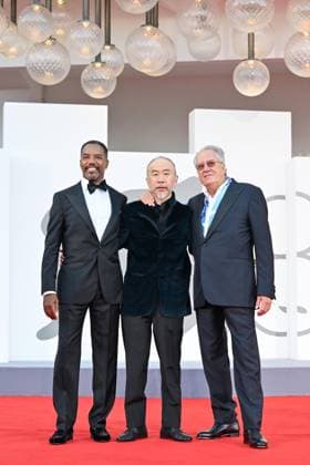September 4, 2026, Venice, Rome, Italy: Rodney Hicks, Shinya Tsukamoto, and Geoffrey Rush on the red carpet for Nelson San, anata wa hito wo koroshimashitaka? , 83rd Venice International Film Festival, Venice, September 4, 2026 Venice Italy - ZUMAa289 20260904_zia_a289_370 Copyright: xMariaxLauraxAntonellix xAgfx