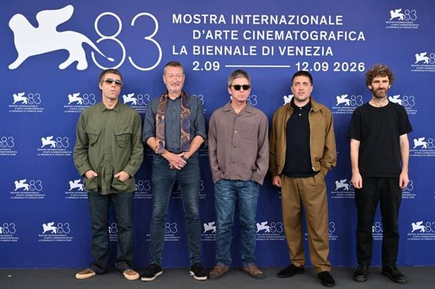 September 5, 2026, Venice, Rome, Italy: Liam Gallagher, Steven Knight, Noel Gallagher, Dylan Southern, and Will Lovelace during the photocall for the film Oasis: Don t Look Back in Anger, 83rd Venice International Film Festival, Venice, September 5, 2026 Venice Italy - ZUMAa289 20260905_zia_a289_144 Copyright: xMlax xAgfx
