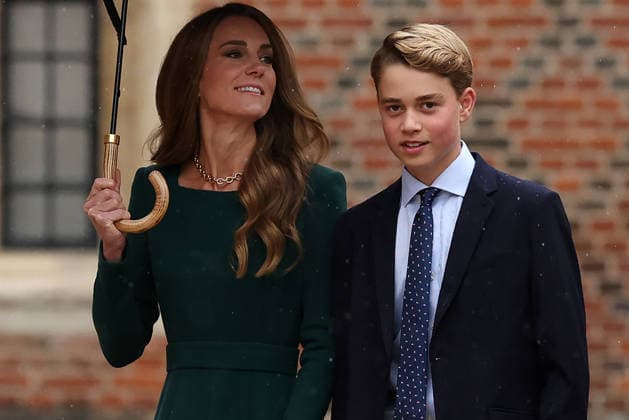Britain s Catherine, Princess of Wales (L) walks with her 13-year-old son, Britain s Prince George of Wales (R), as he arrives for his first day at Eton College, in Eton, west of London, on September 8, 2026. RESENDING Britain s Catherine, Princess of Wales (L) walks with her 13-year-old son, Britain s Prince George of Wales (R), as he arrives for his first day at Eton College, in Eton, west of London, on September 8, 2026., Credit:Avalon.red PA ROTA - B68 Avalon United Kingdom, Berkshire, Eton Copyright: xAvalon.redx xPAxROTAx-xB68x xAvalonx 1132440360