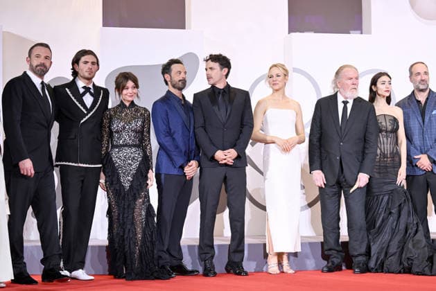 September 8, 2026, Venice, Rome, Italy: Ben Affleck, Indiana Affleck, Emily Alyn Lind, Scoot McNairy, Casey Affleck, Adelaide Clemens, Nick Nolte, and Caylee Cowan on the red carpet for Company, the 83rd Venice Film Festival. Venice, September 8, 2026 Venice Italy - ZUMAa289 20260908_zia_a289_732 Copyright: xMariaxLauraxAntonellix xAgfx
