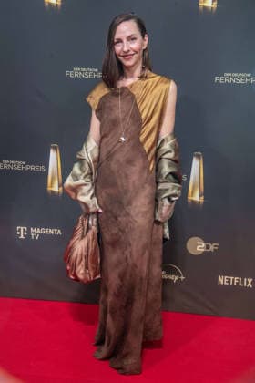 Katharina SCHUETTLER, Schüttler, actress, red carpet, Red Carpet Show, arrival, German Television Awards ceremony, The 2026 German Television Award, 2026 German Television Award at Confex Koeln, on September 9, 2025
