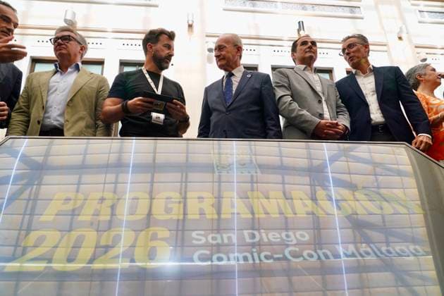 Official presentation of the second edition of San Diego Comic Con Málaga Photo from the official presentation of the second edition of San Diego Comic Con Málaga September 10, 2026, in Málaga, Andalusia, Spain The event was attended by the Second Vice President and Minister of Tourism, Justice, Deregulation, and Local Administration, Manuel Gavira; the Minister of Artificial Intelligence, Digital Development, and Public Administration, José Antonio Nieto; the mayor of Málaga, Francisco de la Torre; and the CEO of San Diego Comic-Con Málaga, Fernando Piquer. SEPTEMBER 10, 2026, in Málaga, Málaga, Spain Copyright: xÃlexxZeax 7762611