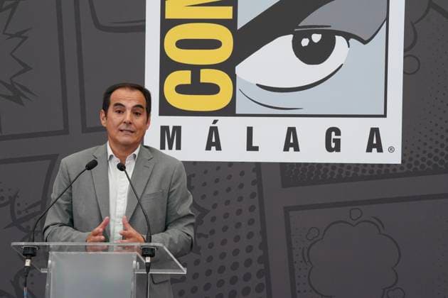 Official presentation of the second edition of San Diego Comic Con Málaga Photo of José Antonio Nieto, Regional Minister of Artificial Intelligence, Digital Development, and Public Administration, at the official presentation of the second edition of San Diego Comic Con Málaga September 10, 2026, in Málaga, Andalusia, Spain The event was attended, the Second Vice President and Regional Minister of Tourism, Justice, Deregulation, and Local Administration, Manuel Gavira; the mayor of Málaga, Francisco de la Torre; and the CEO of San Diego Comic Con Málaga, Fernando Piquer. September 10, 2026, in Málaga, Andalusia, Spain Copyright: xÃlexxZeax 7762814