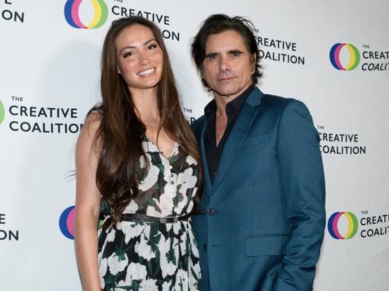 September 10, 2026, Toluca Lake, California, USA: American actress, writer, and model. CAITLIN MCHUGH, 40, and American actor and musician JOHN STAMOS, 63, attends The Creative Coalition Hosts 12th Annual Humanitarian Awards Dinner red carpet. Toluca Lake USA - ZUMAb173 20260910_aap_b173_036 Copyright: xBillyxBennightx