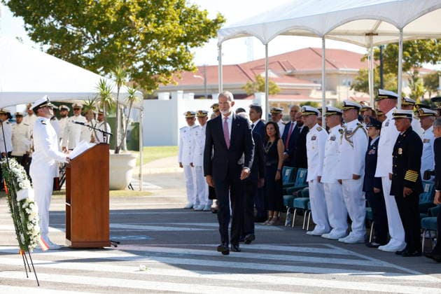Felipe VI Visits the Rota Base on the 25th Anniversary of the September 11 Terrorist Attacks in the U.S. King Felipe VI Attends the Tribute to the Victims of September 11 at the Rota Base September 11, 2026, in Rota, Cádiz, Andalusia, Spain King Felipe VI attended a tribute this Friday organized by Spanish and U.S. military personnel to the victims of the September 11, 2001, terrorist attacks—which mark their 25th anniversary this year— at the Rota Naval Base in Cádiz, September 11, 2026, Cádiz, Andalusia, Spain Copyright: xNachoxFradex 7765140