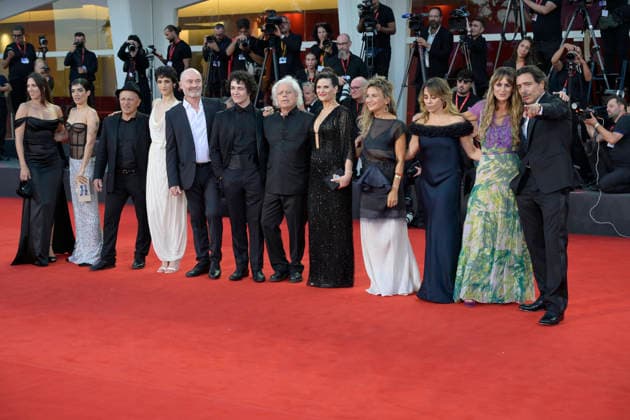 Ritorno a Buenos Aires red carpet at the 83rd Venice International Film Festival at Palazzo del Cinema in Venice Lido in Venice Lido, Italy - 11 Sept 2026 (L-R) Adriano Giannini, Vjaya Bechis Boll, Paula Cohen, Marcela Serli, Ana Celentano, director Marco Bechis, a guest, Marcelo Chaparro, Olivia Nuss, Adrián Fondari, Verónica Gerez and Maria Laila Fernandez attend the red carpet of the movie Ritorno a Buenos Aires during the 83rd Venice International Film Festival at Palazzo del Cinema in Venice Lido. Venice Lido Italy Copyright: xMarioxCartellix xSOPAxImagesx _DSC4144
