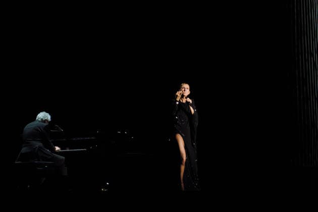 Exclusive: Quebec singer Céline Dion makes a triumphant return to the stage at the Plénitude Arena to kick off her Paris residency, a series of sixteen concerts scheduled through October 17, 2026. Ten additional dates are planned for May 2027. In front of an audience of approximately 30,000 people from all over the world, the 58-year-old artist performed her first full concert in six years, following a long hiatus due to her battle with stiff-person syndrome, a rare neurological disorder diagnosed in 2022. Visibly moved, Céline Dion paused her first song, On ne change pas, overcome with emotion, before launching into a show lasting more than two hours, featuring her greatest hits, including My Heart Will Go On, Pour que tu m’aimes enc Copyright: xAgencex xBestimagexAgencex xBestimagex