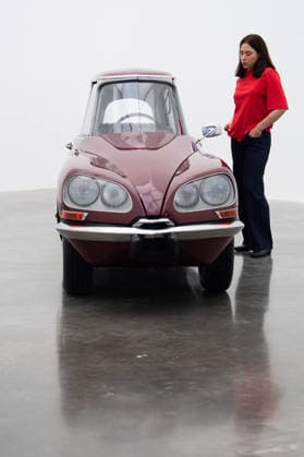 Gabriel Orozco s Chronotopic Exhibition Photocall at White Cube Bermondsey, London, UK Staff members view La DS Cornaline (2013) by Gabriel Orozco featuring a modified Citroën at a photocall for artist Gabriel Orozco s solo exhibition Chronotopic at White Cube Bermondsey, London, England, UK on Monday 14 September, 2026., Credit:Justin Ng Avalon UK, England, London, White Cube Bermondsey Copyright: xJustinxNgx xAvalonx 1134492446