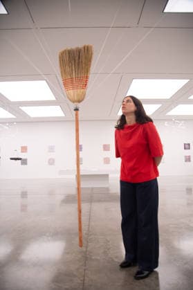 Gabriel Orozco s Chronotopic Exhibition Photocall at White Cube Bermondsey, London, UK Staff members view The Weight Of The Sun (2003) by Gabriel Orozco at a photocall for artist Gabriel Orozco s solo exhibition Chronotopic at White Cube Bermondsey, London, England, UK on Monday 14 September, 2026., Credit:Justin Ng Avalon UK, England, London, White Cube Bermondsey Copyright: xJustinxNgx xAvalonx 1134492471